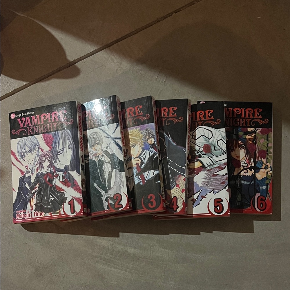 Vampire Knight Manga Volumes 1-6